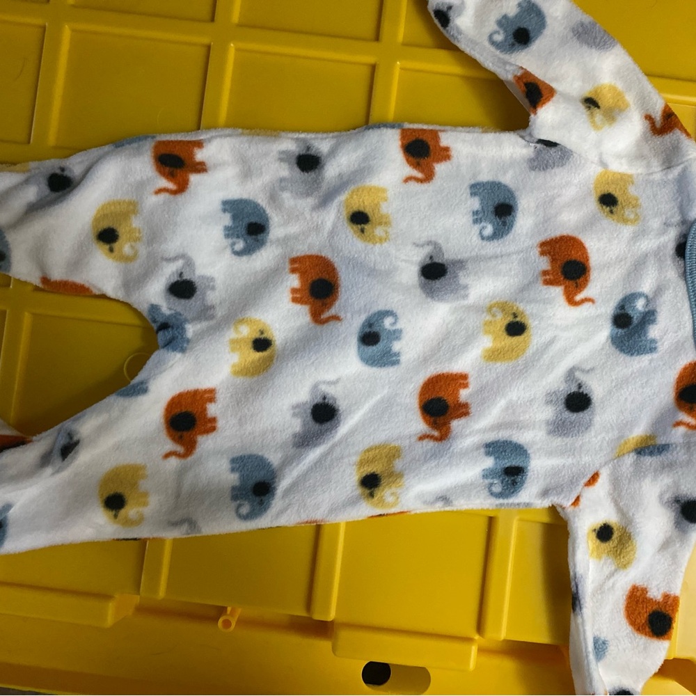 Adorable Elephant Print Kids Pajamas